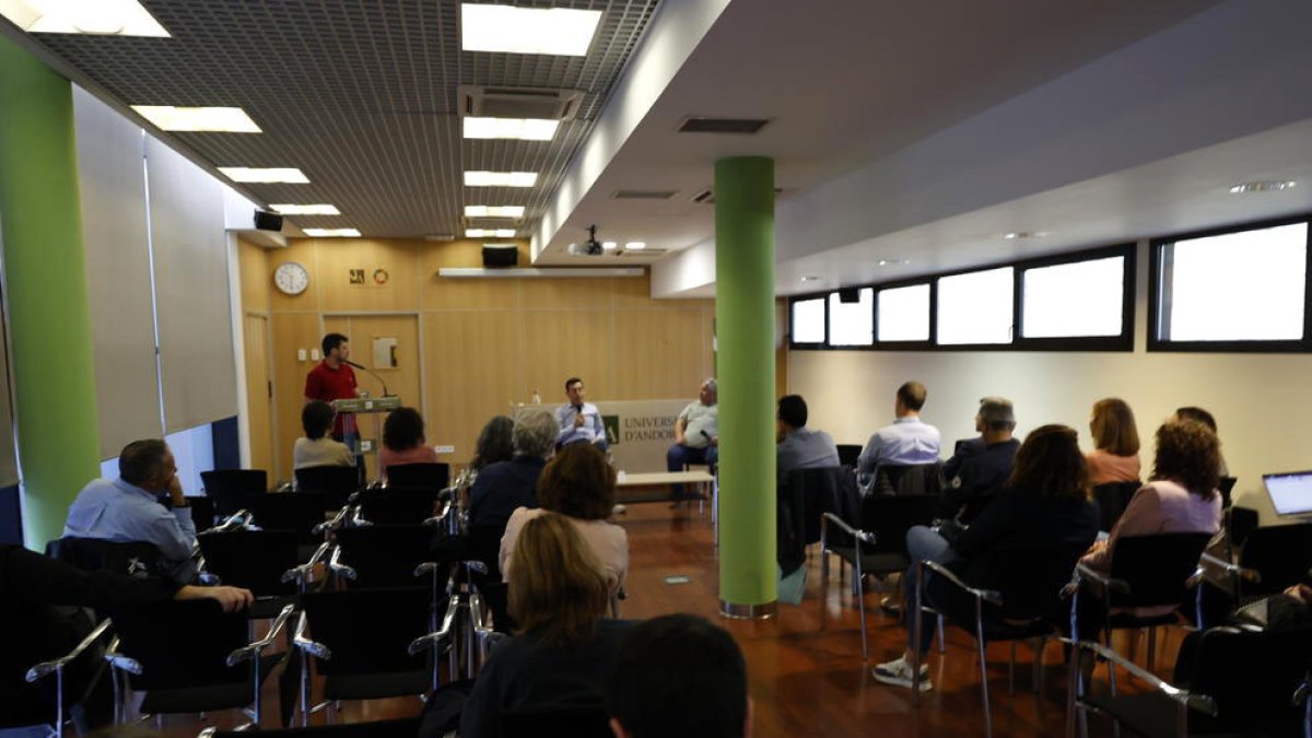 La jornada de treball a la universitat.