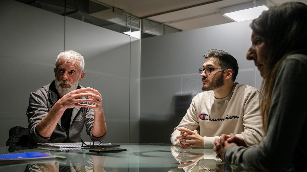 Membres de la coordinadora, divendres.