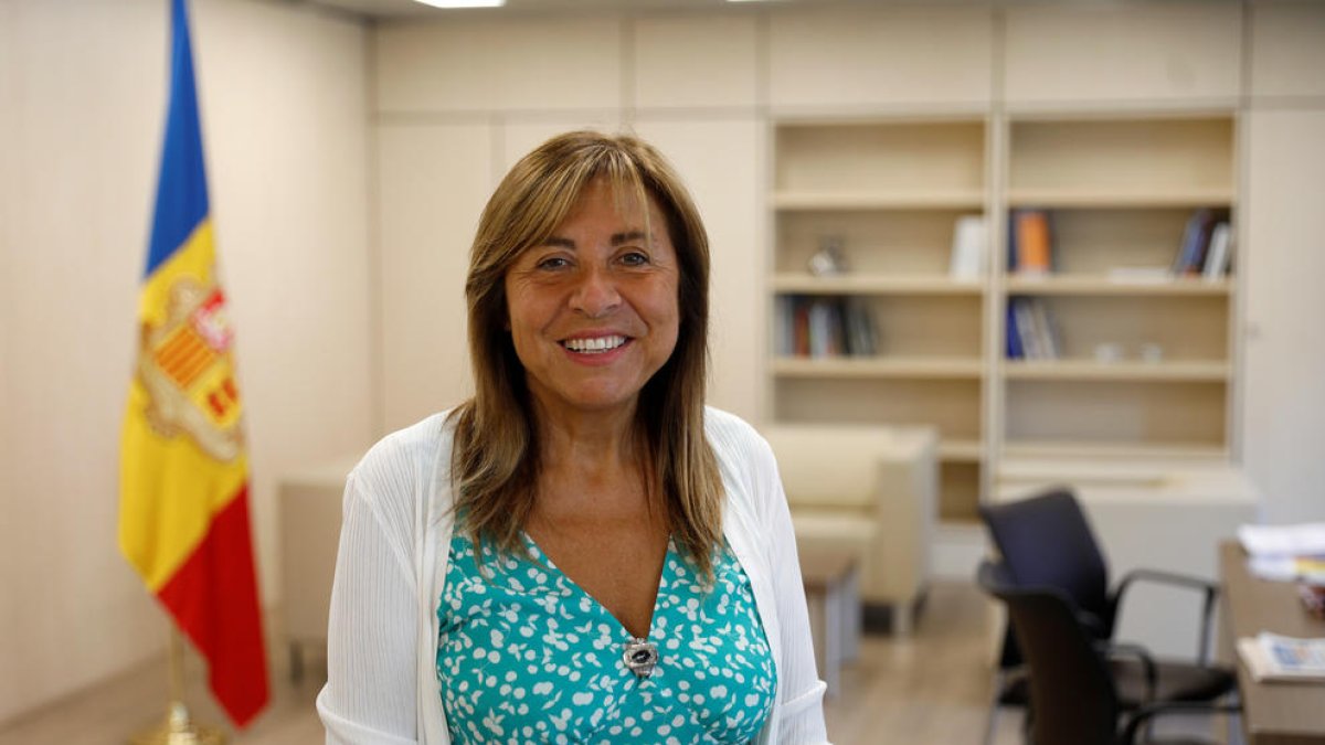 La ministra d'Economia i Habitatge, Conxita Marsol.