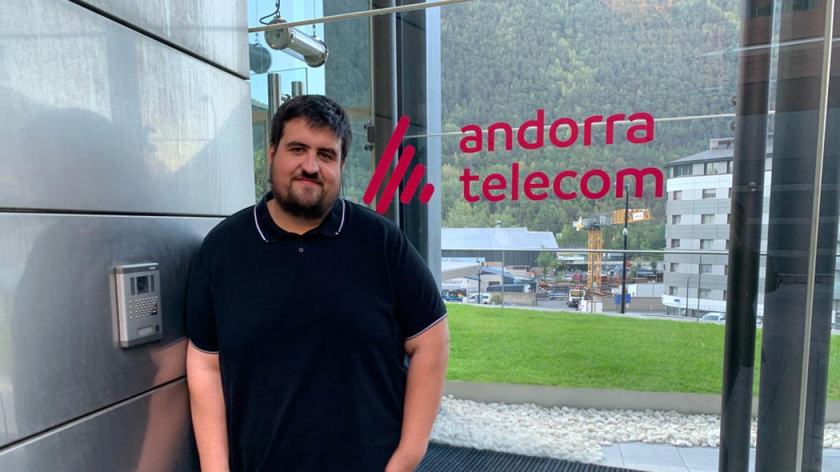 Eric Risco, Enginyer de 'software' a Andorra Telecom