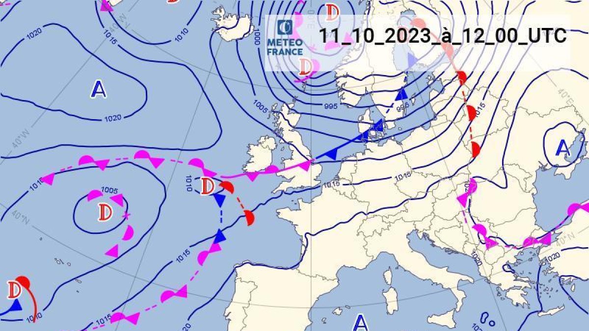 Mapa de Meteo d'avui