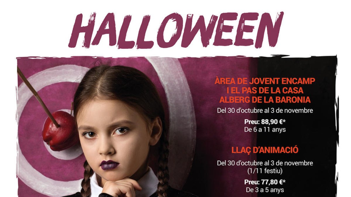 Cartell activitats de Tot Sants a Encamp