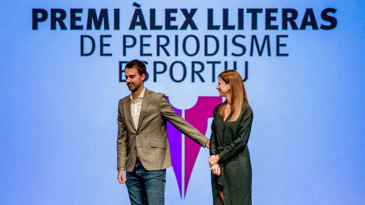 Presentació de la tercera edició del premi de periodisme esportiu Àlex Lliteras
