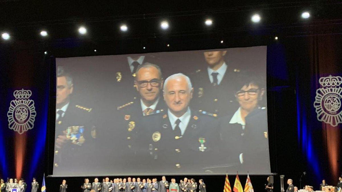 Antoni Rodríguez, inspector major al Dia de la Policia a Barcelona
