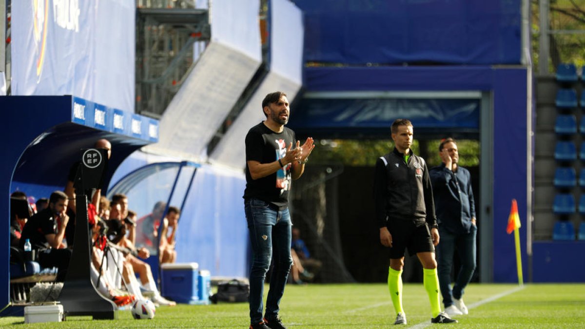 Sarabia, al duel contra l'Alcorcón.