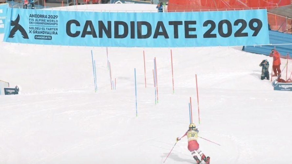 Imatge del vídeo de la campanya de comunicació de la candidatura Andorra 2029