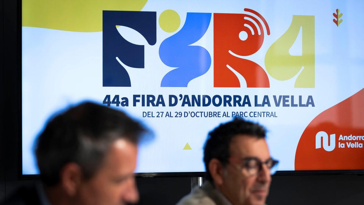 Atrié i Canturri, ahir en la presentació de la Fira.