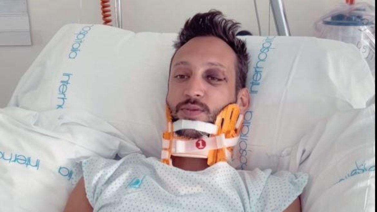 Edgar Montellà ha fet un vídeo des de l'hospital
