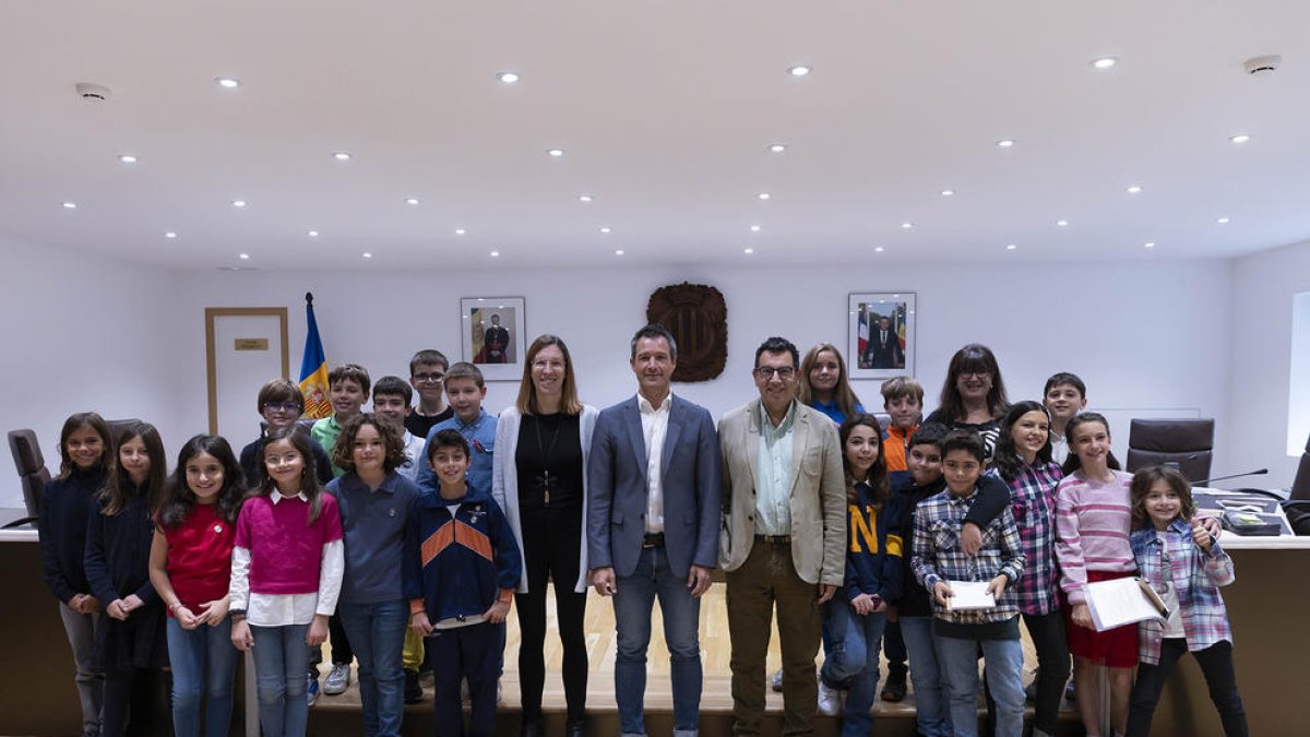 Sessió constitutiva del consell d'infants d'Andorra la Vella