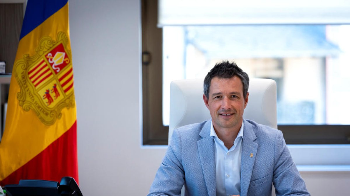 El cònsol major d'Andorra la Vella, David Astrié.