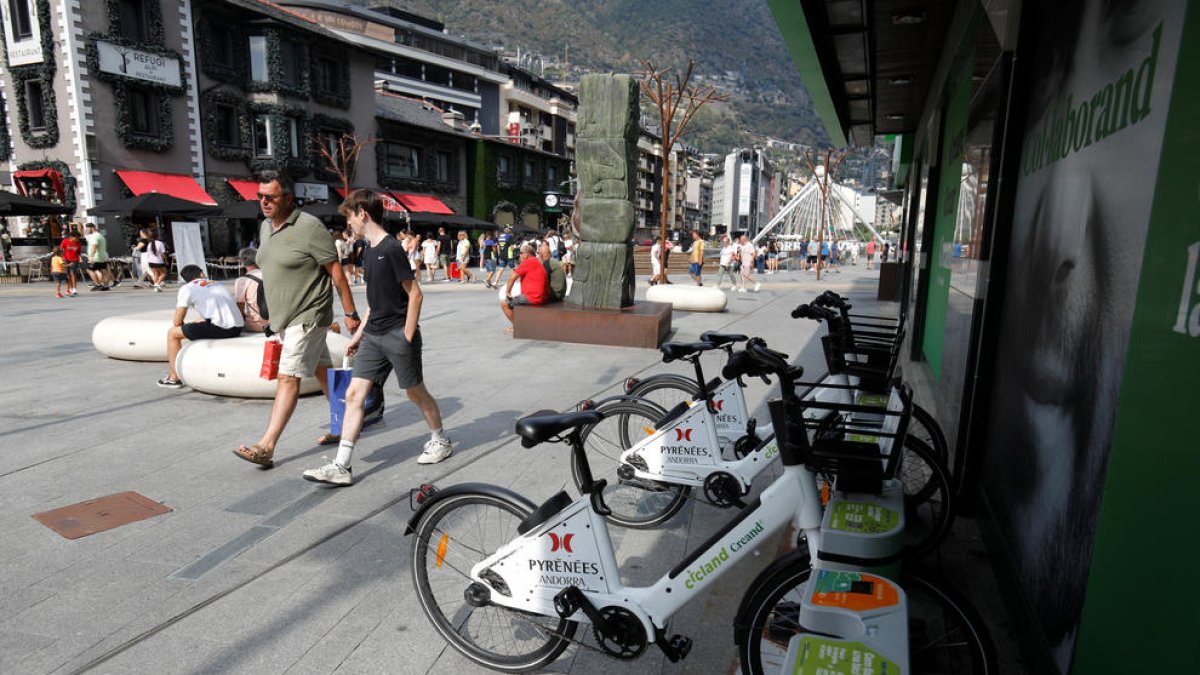 Una de les parades de la companyia a la capital.