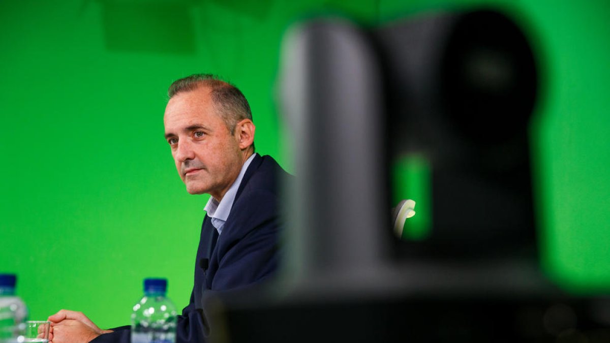 Jordi Nadal a l'entrevista al programa 'Parlem-ne'.
