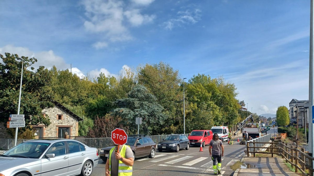 Les obres a la carretera ja han començat.