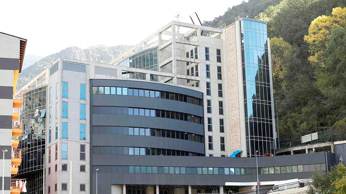 El despatx central de la policia.