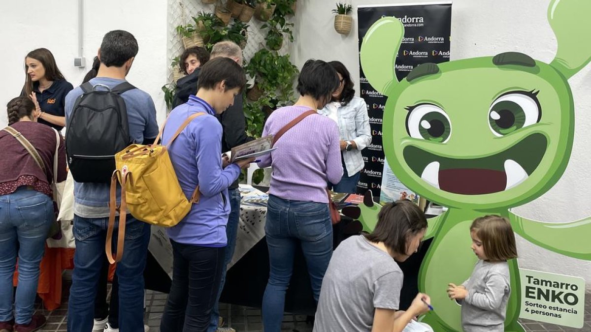 L'estand d'Andorra Turisme a la fira Mama Travel Fest de Madrid