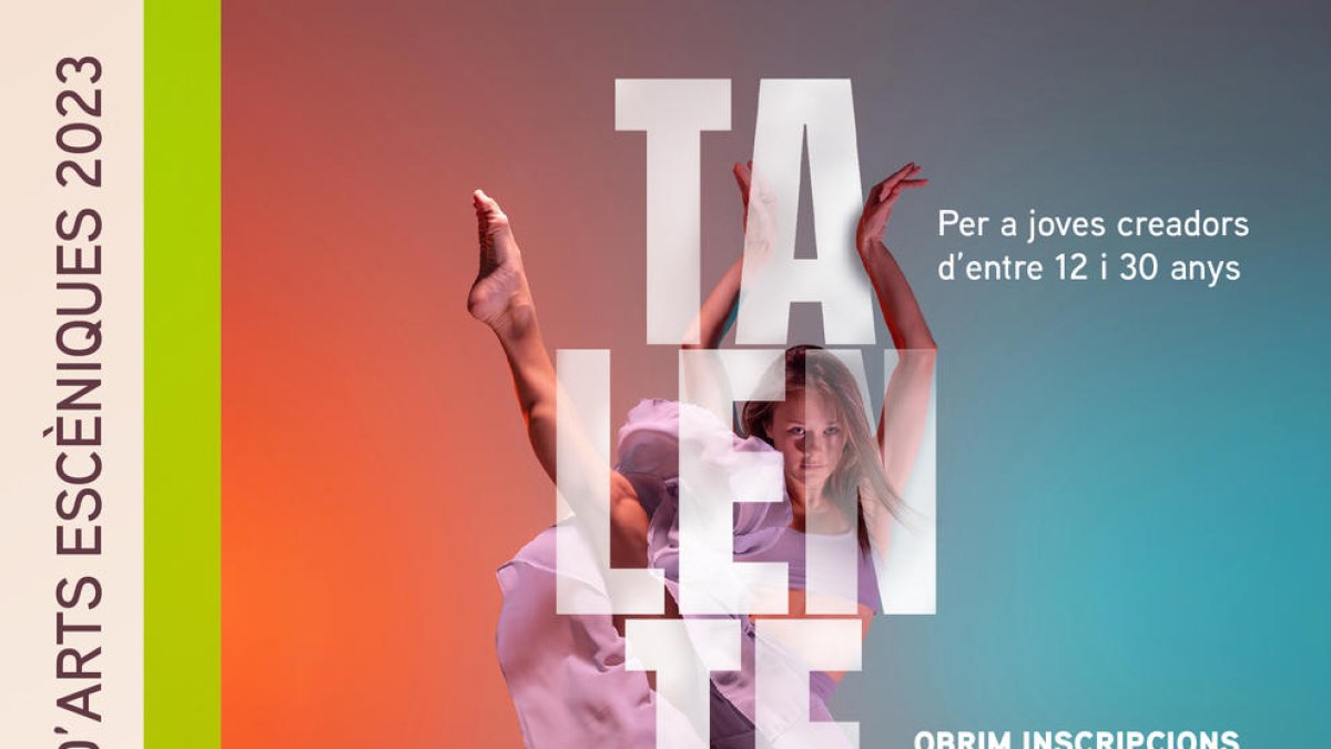 Cartell del concurs Talentejant d'arts escèniques