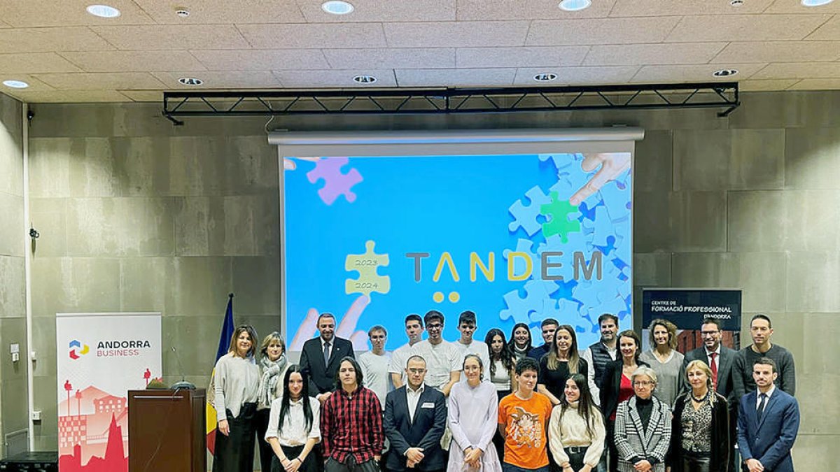 Els alumnes guanyadors.