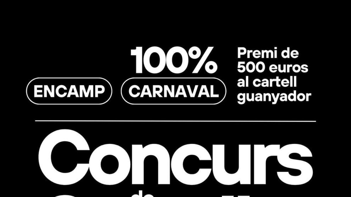 Cartell convocant el concurs 2024