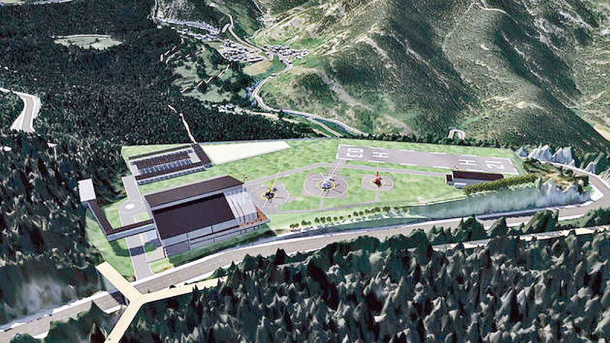 Simulació de l'heliport