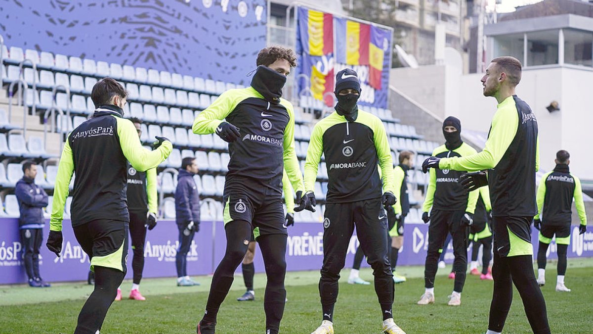 Entrenament de l'Andorra.