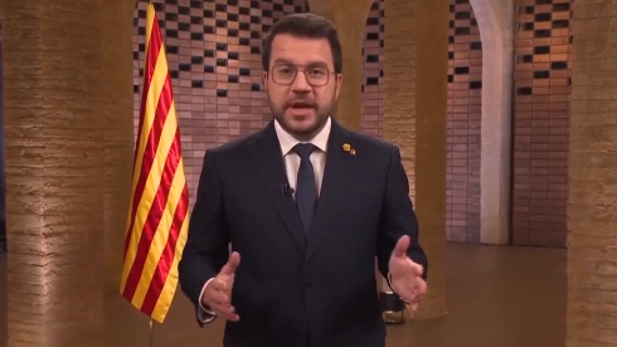 El president de la Generalitat, Pere Aragonès