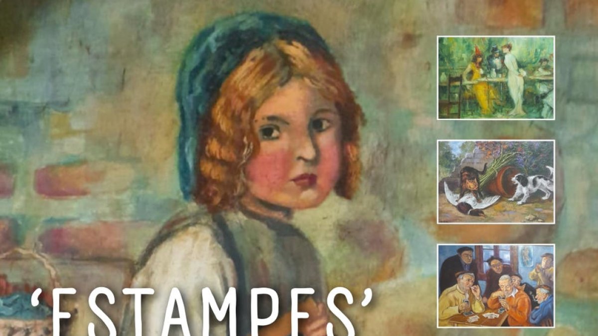 Cartell de l'exposició 'Estampes' de Pedro Muñoz