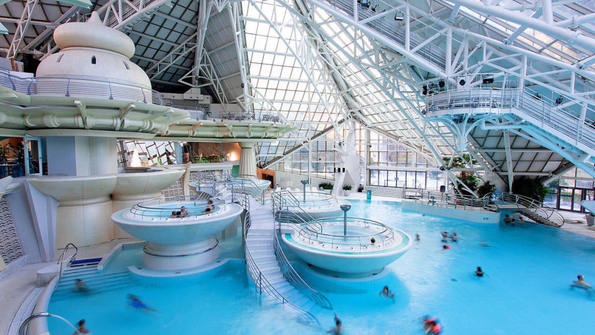 Una de les piscines interiors del termolúdic.