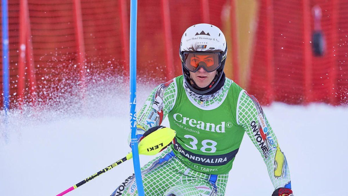 Xavi Cornella, ahir.