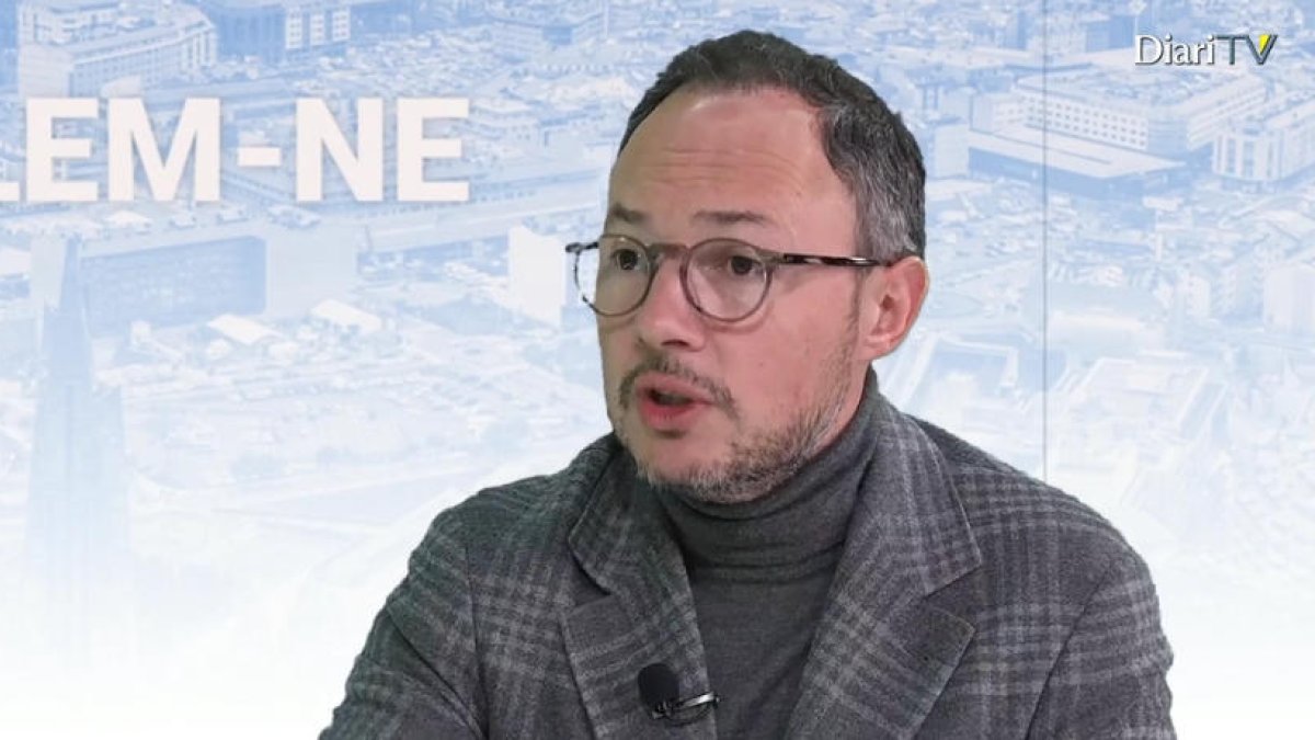 Xavier Espot a l'entrevista al Parlem-ne de Diari TV avui