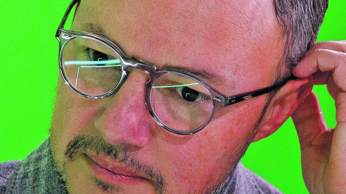 El cap de Govern, Xavier Espot, en un moment de l'entrevista a Diari TV.