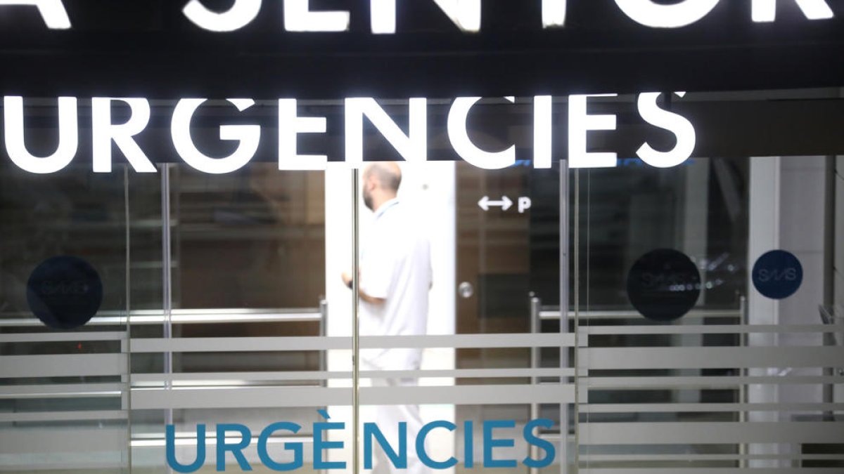 Entrada a Urgències.