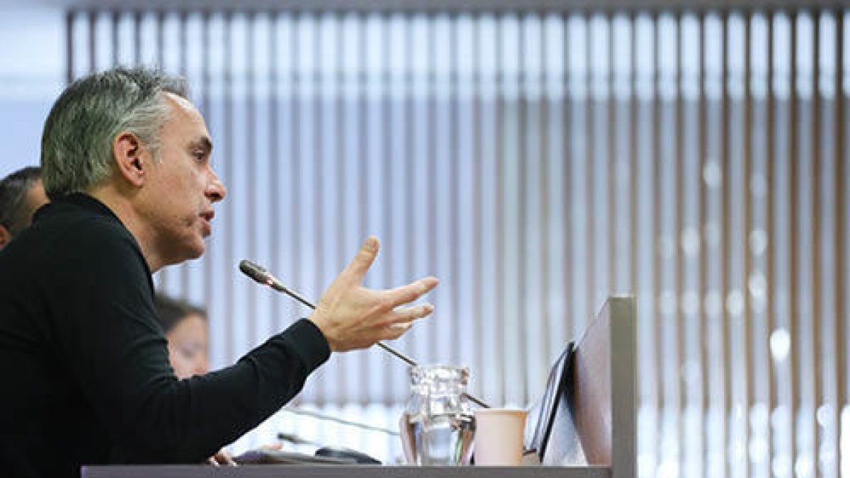 David Hidalgo, durant la compareixença al Consell General.