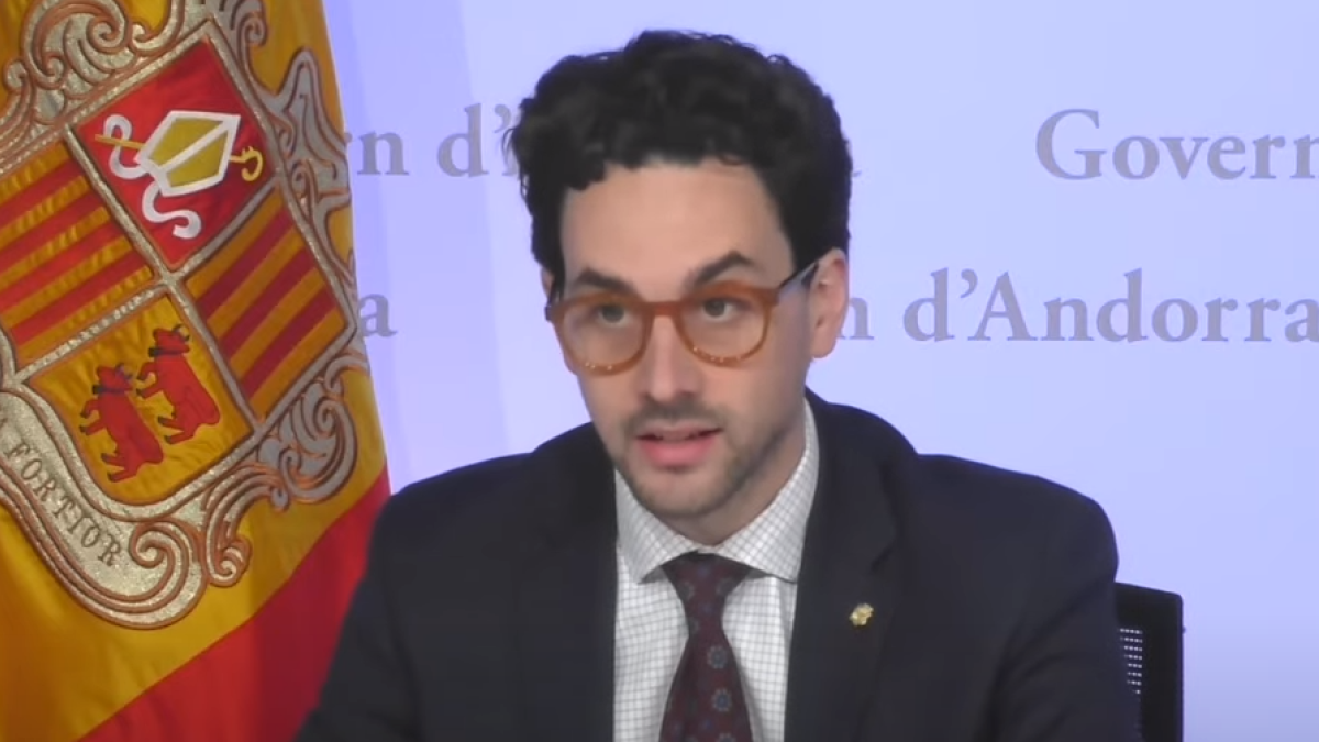 El portaveu i ministre del Govern, Guillem Casal en la roda de premsa posterior al Consell de Ministres d'avui