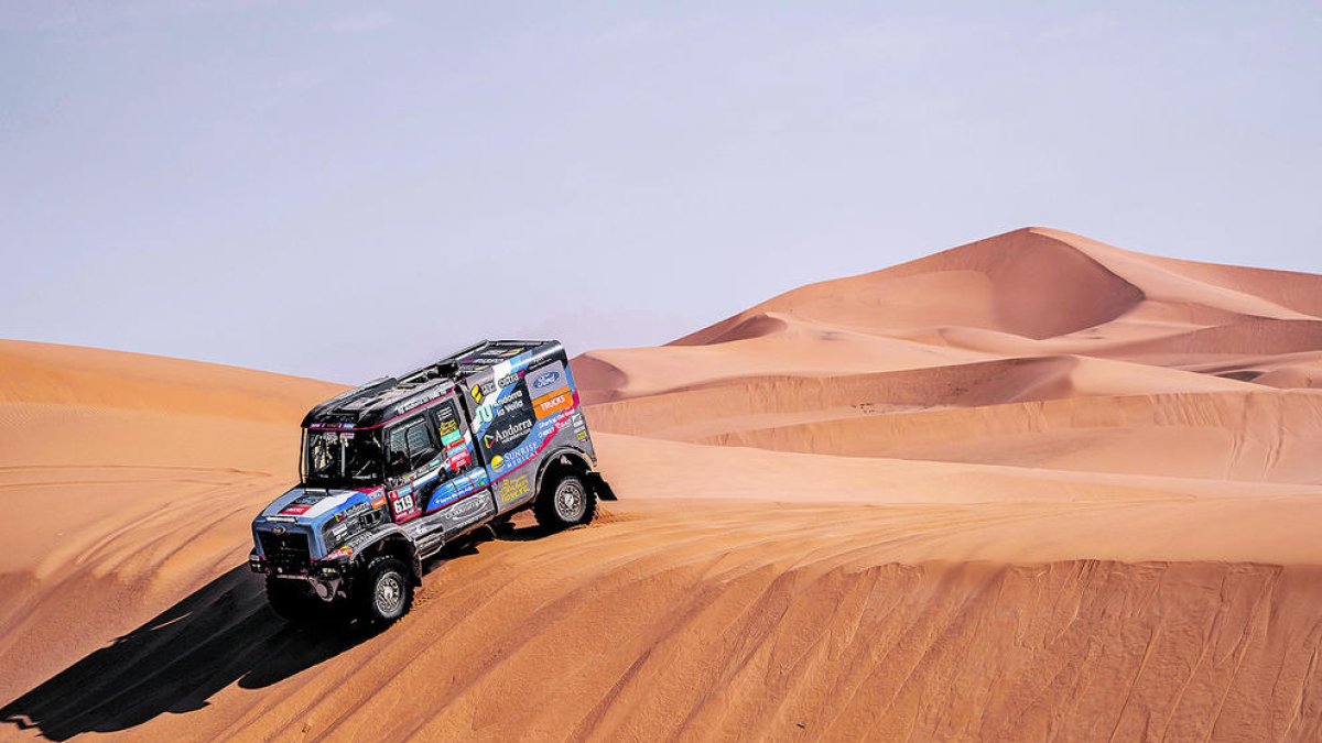 Llovera, durant l'etapa d'ahir.