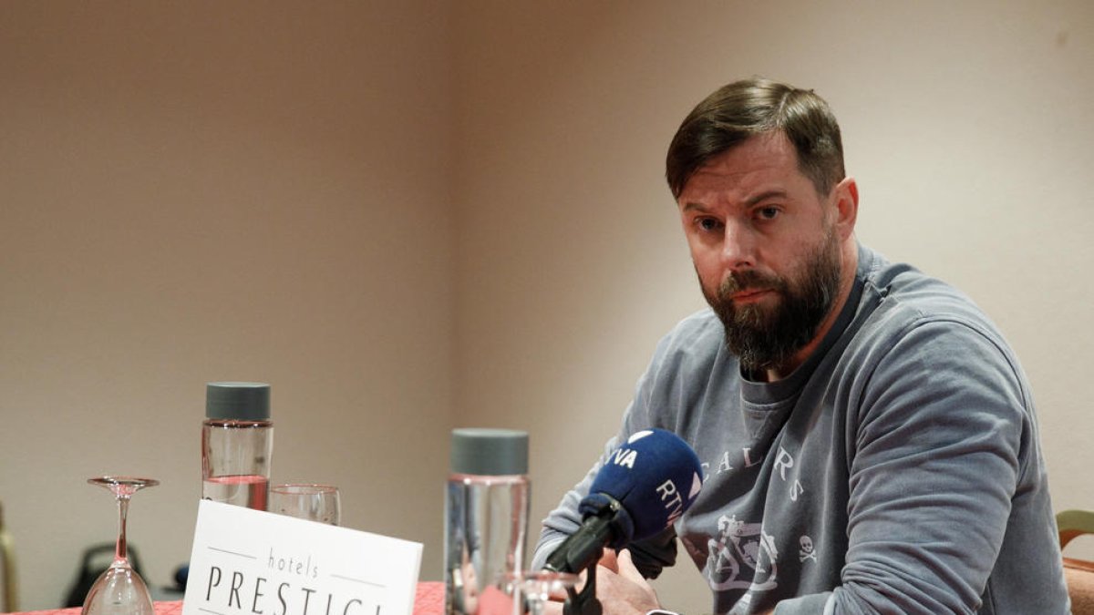 José Antonio Martín, Guti, en la compareixença d'aquesta tarda