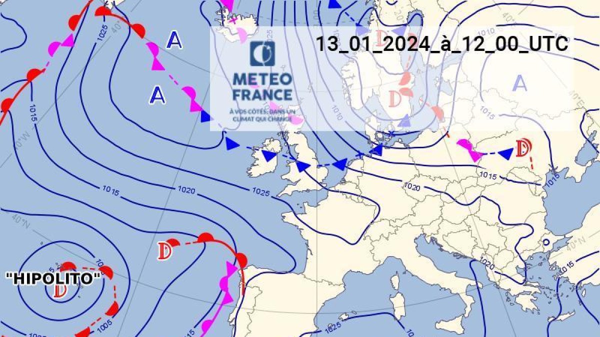 Mapa meteo d'avui