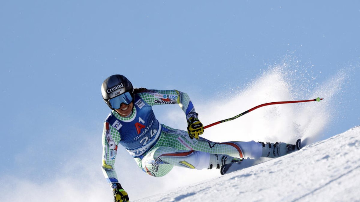 Cande Moreno al descens de Zauchensee