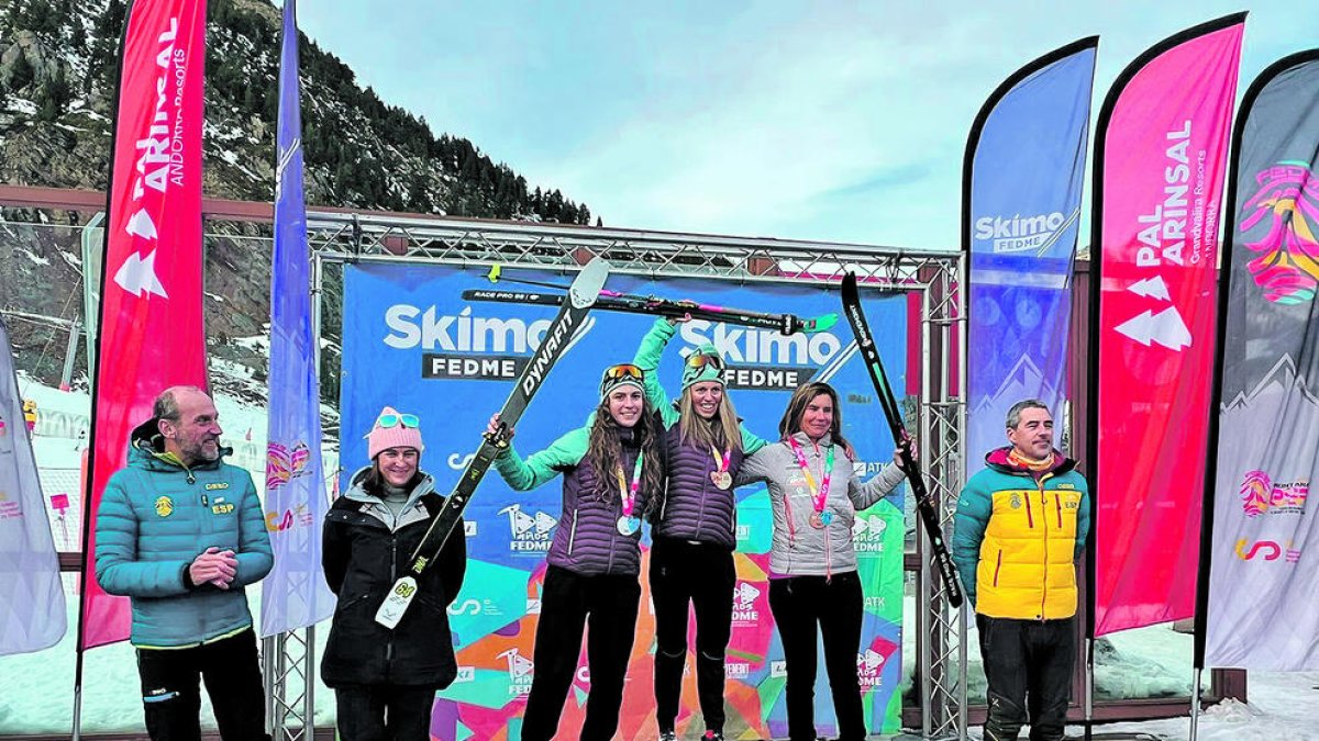 Podi en categoria femenina.