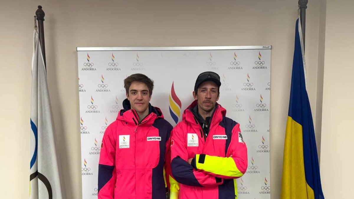 Salvador Cornella i el tècnic, Aitor Mulero.