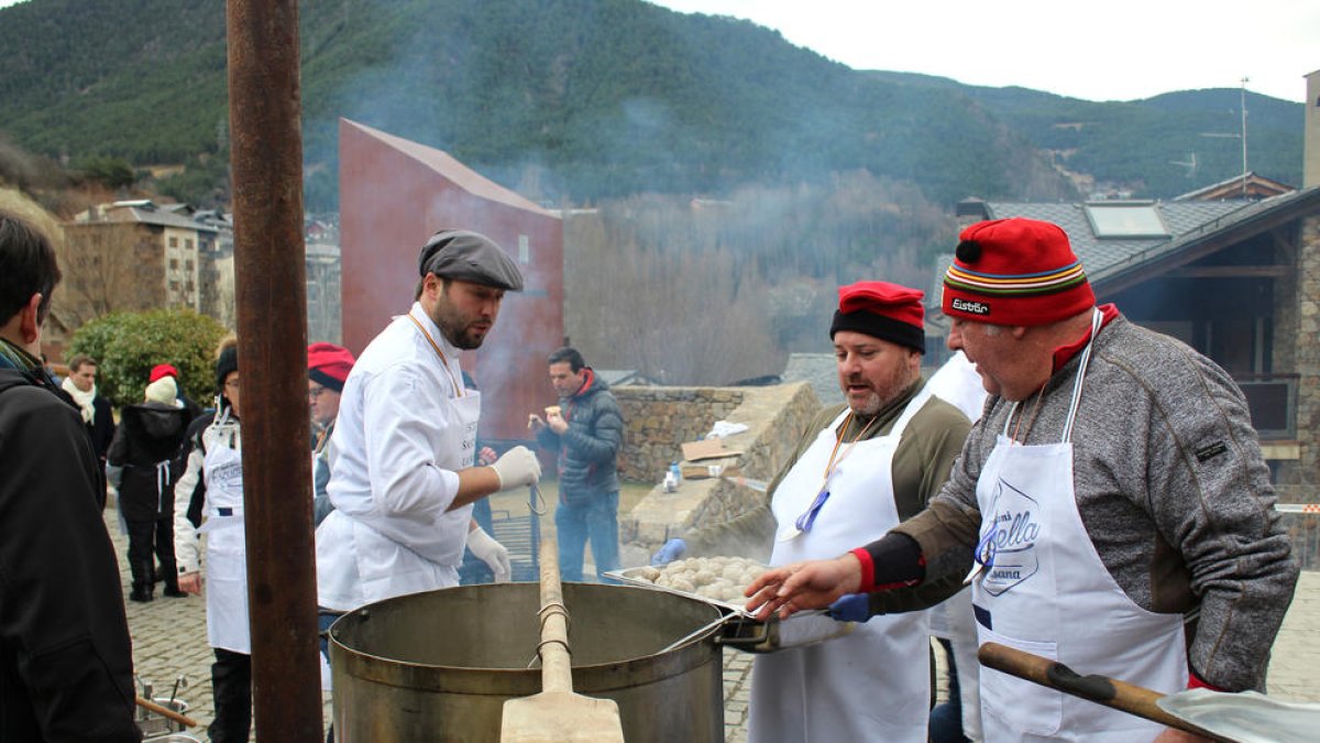 Escudellada a la Massana.