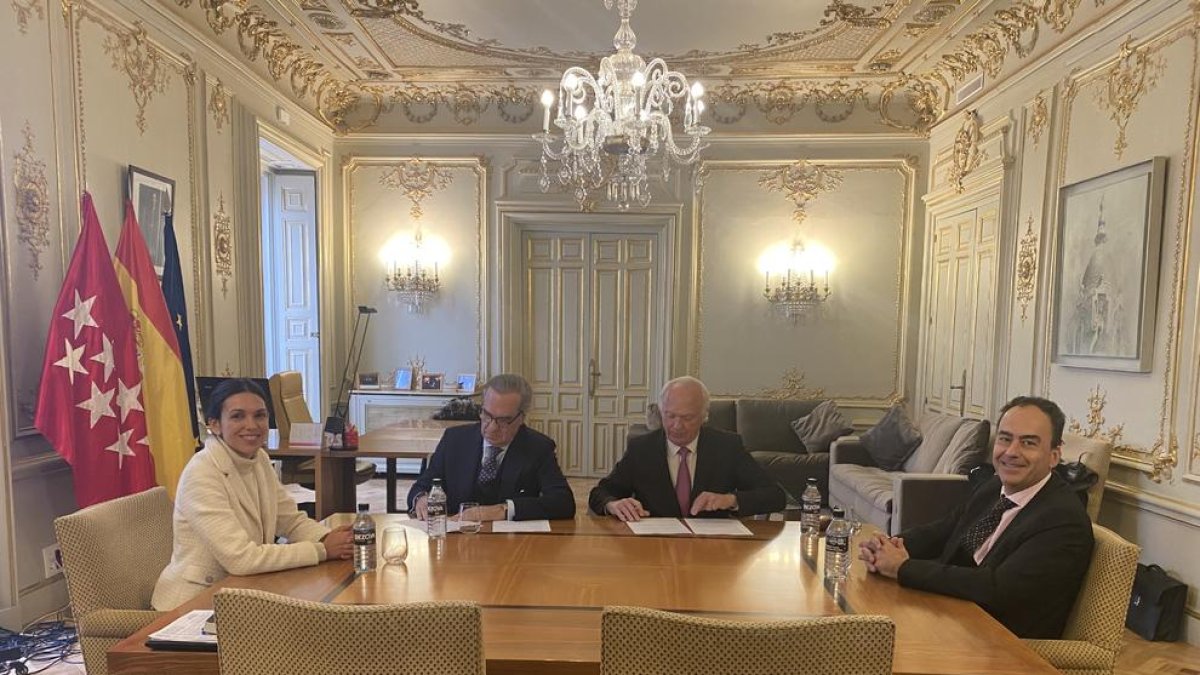 Pierre Raoul-Duval i Juan Pablo Correa,  presidents i secretaris generals de les entitats