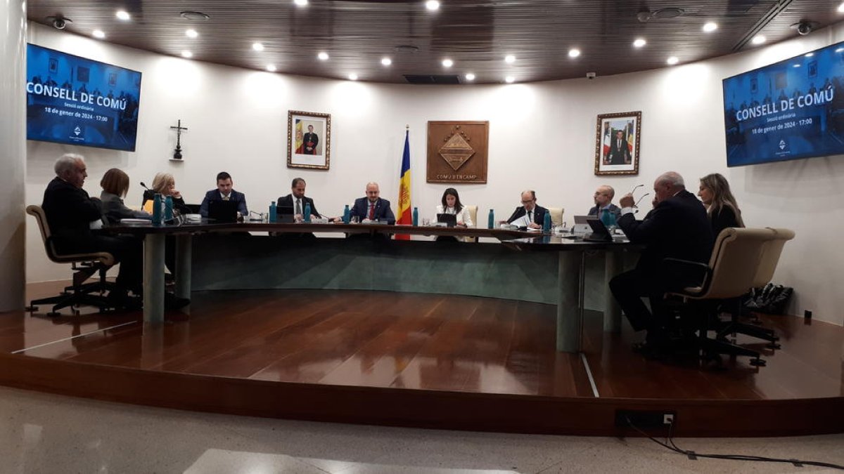 El consell de comú, aquesta tarda