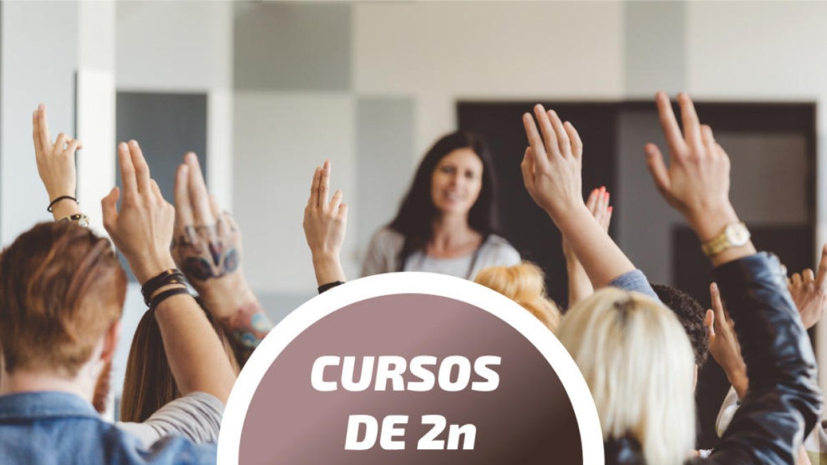 Cartell dels cursos.