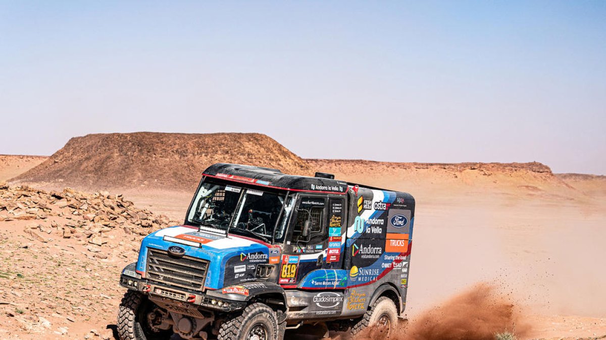 Llovera, durant l'etapa d'ahir.