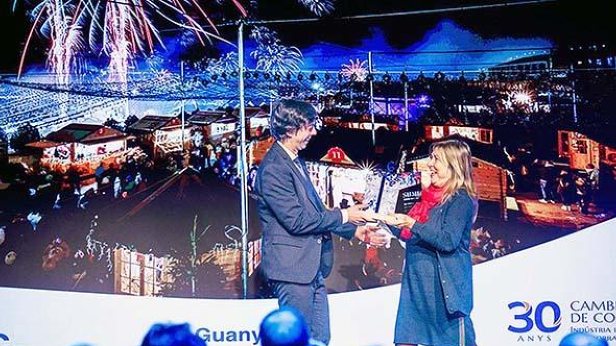 Marsol i González a l'entrega de premis