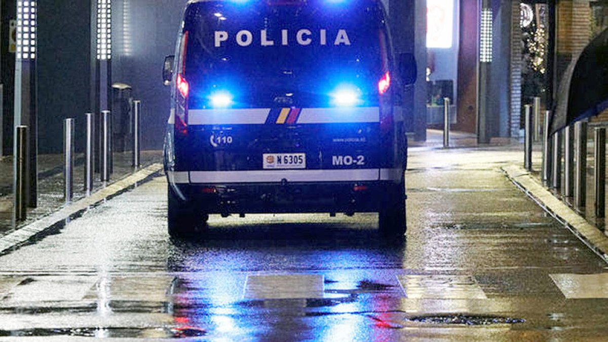 La policia a Andorra la Vella.