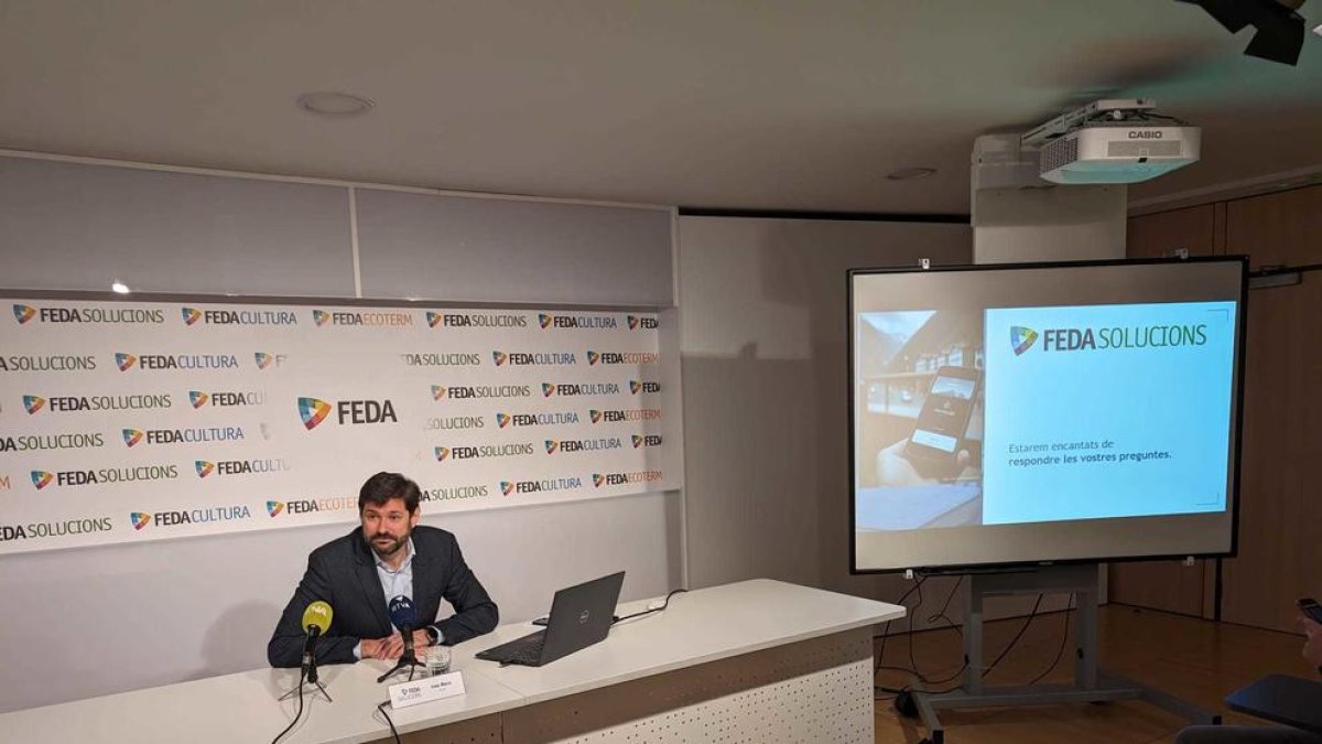 El gerent de FEDA Solucions, Ivan Mora, ha presentat les novetats de Mou-te
