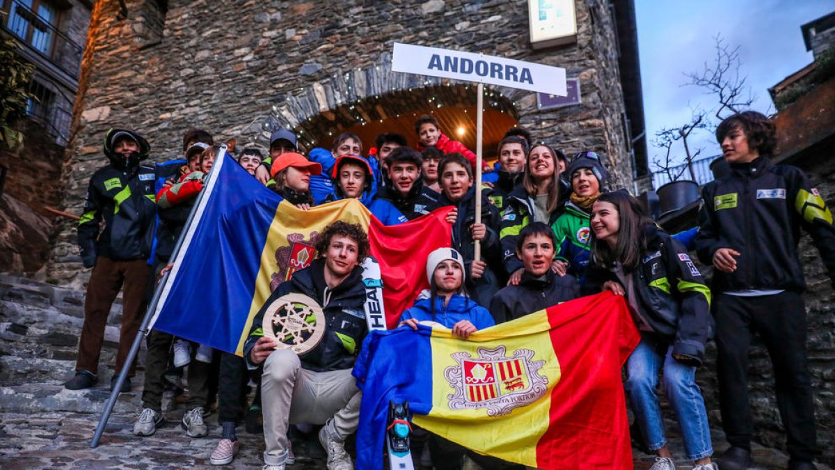 Els membres de l'equip d'Andorra al Trofeu Borrufa.
