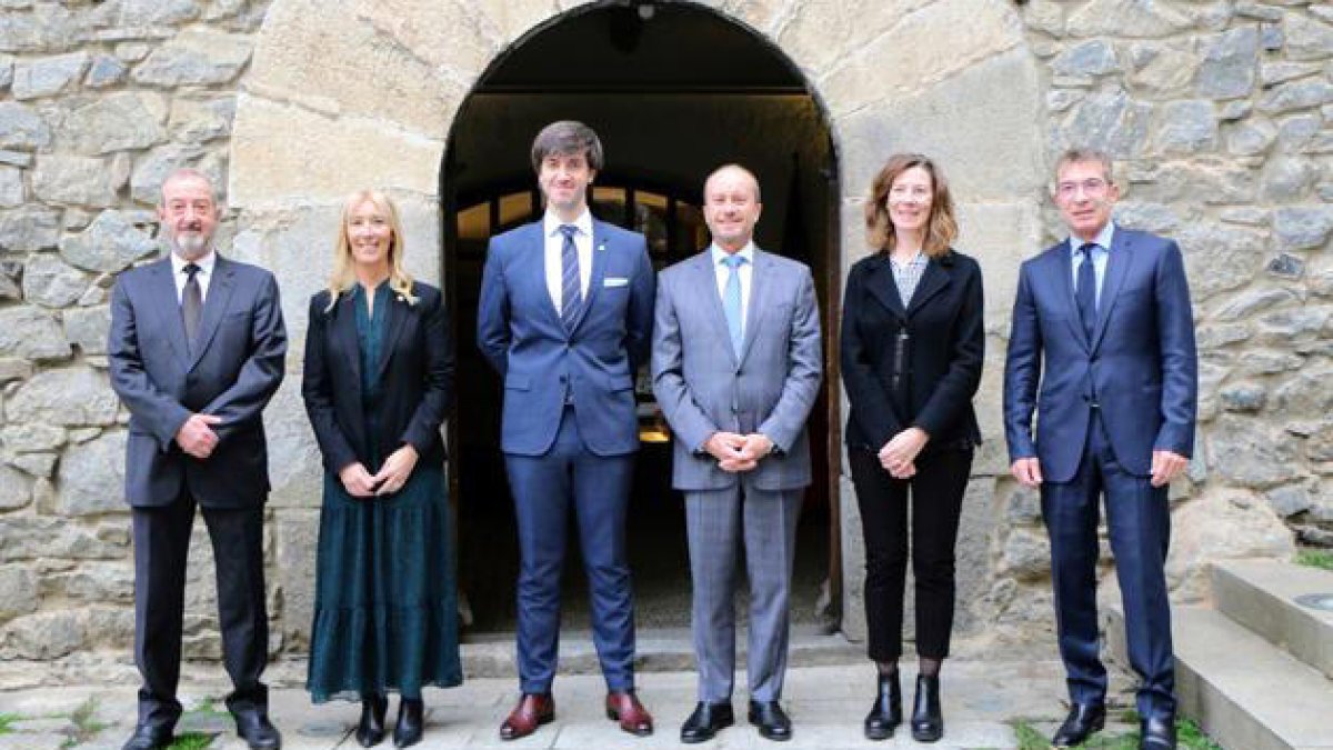 Els síndics amb el CSJ.