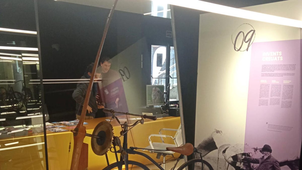 Una de les bicicletes exposades.